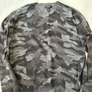 Gray Camo Sweater